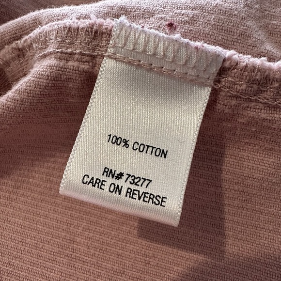Sonoma Pink Corduroy Jean Jacket Women's Size M Full‎ Zip - Picture 5 of 8